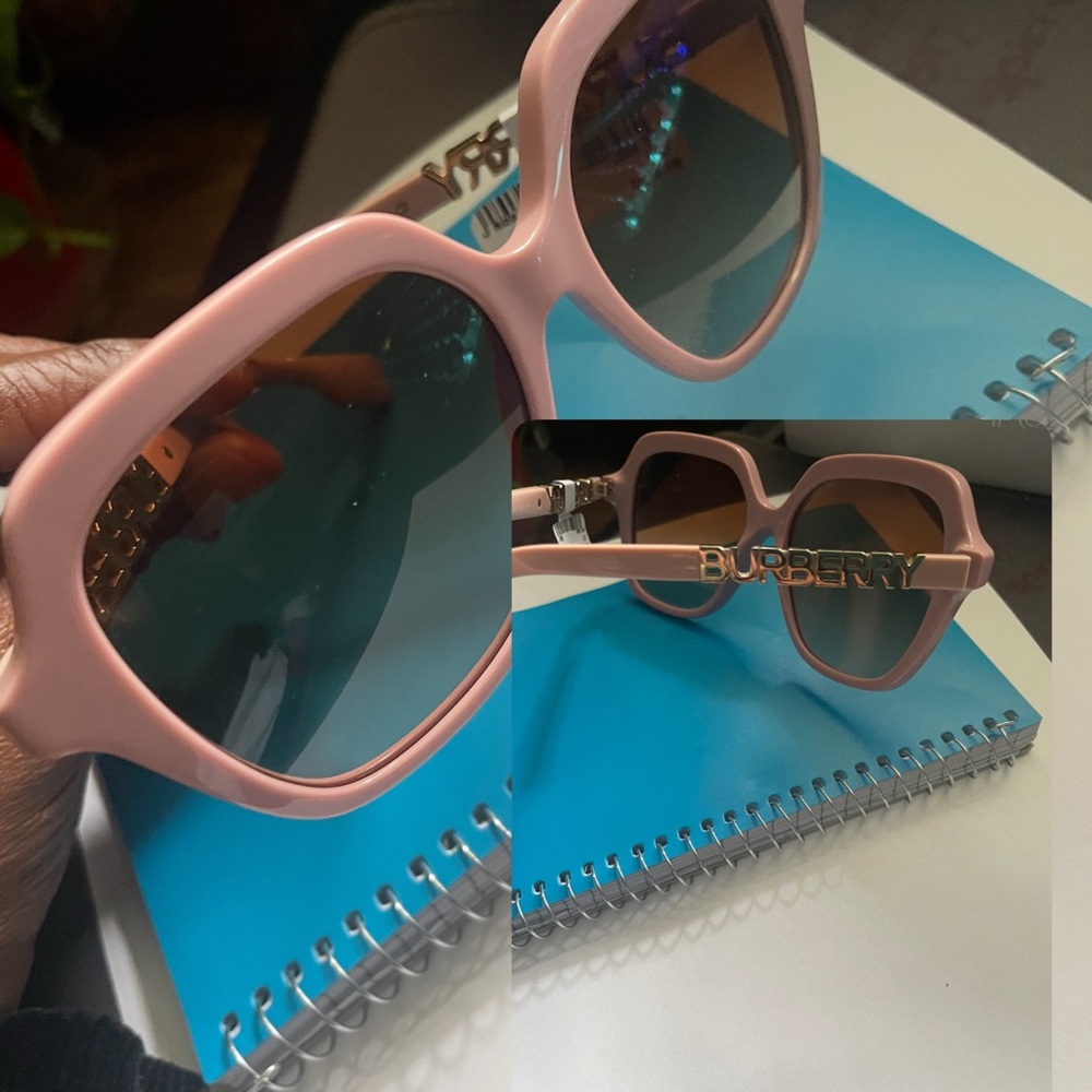 Burberry Blush Pink Oversized Sunglasses